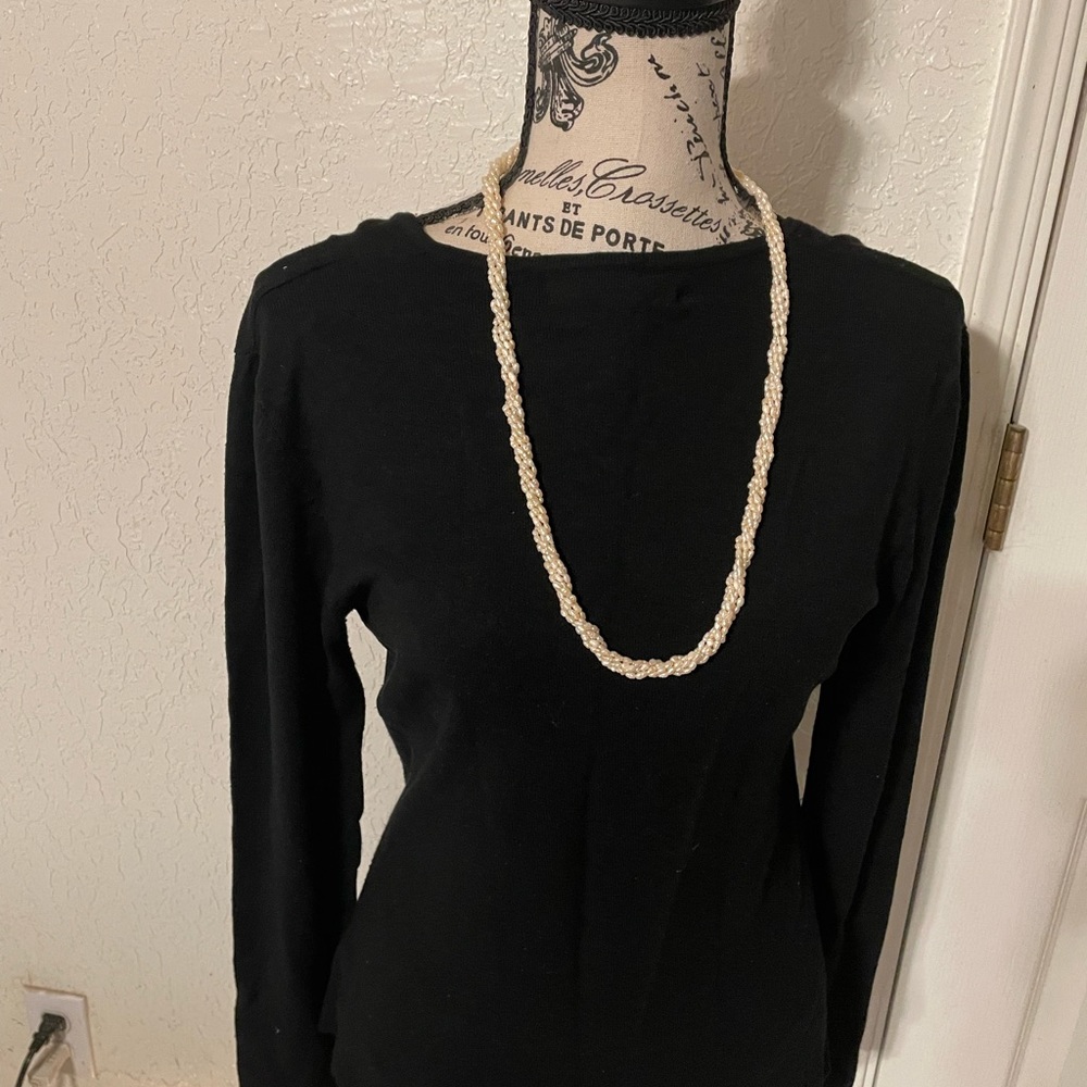 Women’s Torsade, womens necklace, Cultured Pearl Torsade, Pearl torsade